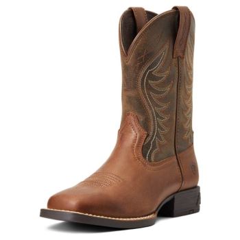 Ariat Amos Western Boot Sorrel Crunch | iHUzwQw3