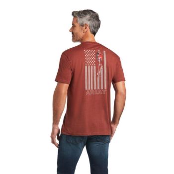 Ariat Ariat Farm T-Shirt Rust Heather | zRGBzOsV