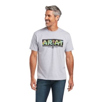 Ariat Ariat Hibiscus T-Shirt Athletic Heather | ojObmJ4U