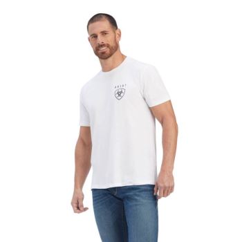 Ariat Ariat Vertical Freedom T-Shirt Bele | MzDLNcDy