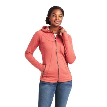 Ariat Attain Full Zip Hoodie Marsala | SXThdESc