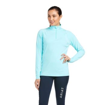 Ariat Auburn 1/4 Zip Baselayer Modre | wo8zSk1w