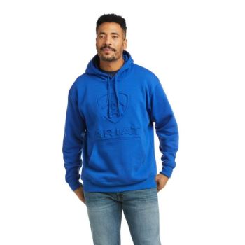 Ariat Basic Hoodie Sweatshirt Cobalt Embossed Option | 34VCmkXw