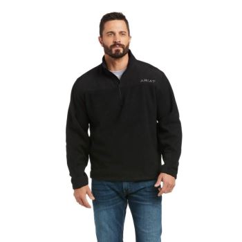 Ariat Basis 2.0 1/4 Zip Sweatshirt Črne | 5KeTEp7C