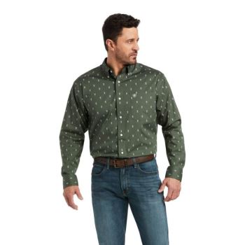 Ariat Bertel Stretch Classic Fit Shirt Hemlock | Ni4vNRQe