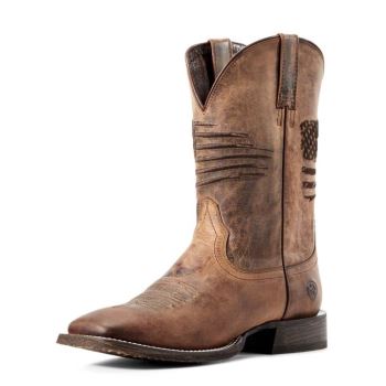 Ariat Circuit Patriot Western Boot Rdeče Rjave | tPp2K2F7