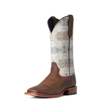 Ariat Circuit Pendleton Western Boot Rjave | bmSE64fA