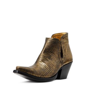 Ariat Dixon Lizard Western Boot Zlate | He5Tvy38