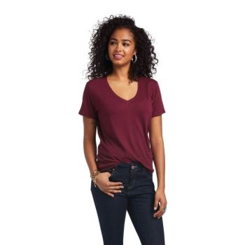 Ariat Element T-Shirt Windsor Wine | H5Qx2IZ2