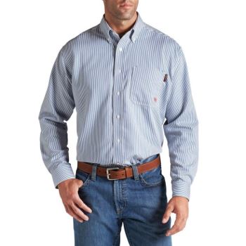 Ariat FR Basic Work Shirt Modre | tMNVODz5