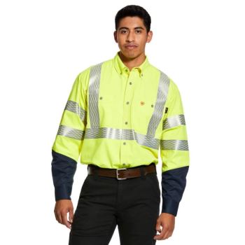 Ariat FR Hi-Vis Work Shirt Rumene | NifYXROe