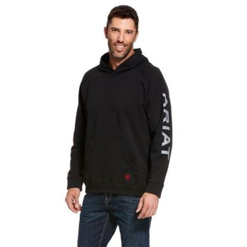 Ariat FR Primo Fleece Logo Hoodie Črne | YbRVAa3A