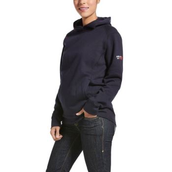 Ariat FR Rev Pullover Hoodie Temno Modre | PpomxIB9