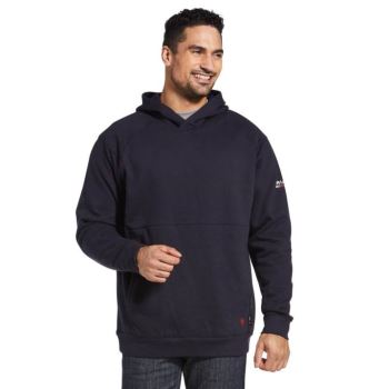 Ariat FR Rev Pullover Hoodie Temno Modre | fET9csnQ