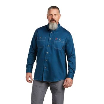 Ariat FR Vented Work Shirt Skyfall | et7VpwMN