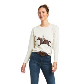 Ariat Floret Sweatshirt Kremna | eNfZ2cD7