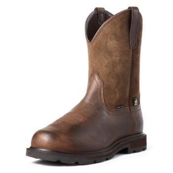 Ariat Groundbreaker MetGuard Steel Toe Work Boot Rjave | yh5zeiG6