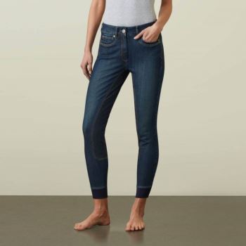 Ariat Halo Denim Full Seat Breech Marine | ZfUwphCT