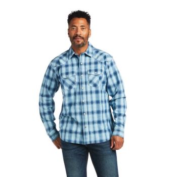 Ariat Harper Retro Fit Shirt Modre | UW2wV1Z2