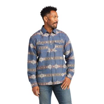 Ariat Hector Retro Fit Shirt Modre | t3EqqRt0