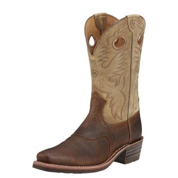 Ariat Heritage Roughstock Western Boot Earth | sDMcK5OR