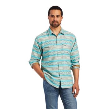 Ariat Herman Retro Fit Shirt Modre | tgmQVSdA