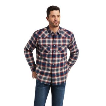 Ariat Herne Retro Fit Shirt Modre | nAMf7N3q