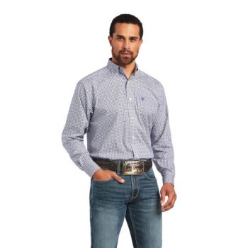 Ariat Ilan Stretch Classic Fit Shirt Bele | pU7Y0LEd