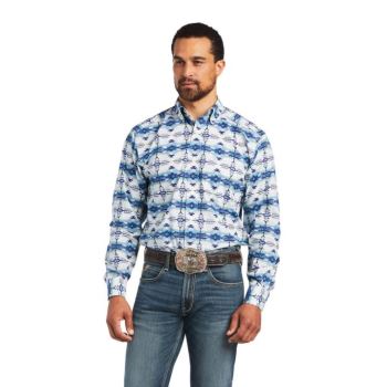 Ariat Irvin Classic Fit Shirt Bele | 0BEHZfOc