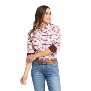 Ariat Kirby Stretch Shirt Yuma Landscape Print | j1c4c7de