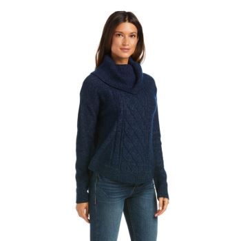 Ariat Montara Sweater Temno Modre | v3VeQTJ1