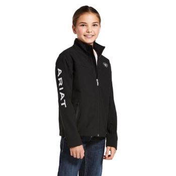 Ariat New Team Softshell Jacket Črne | rET4oTNC