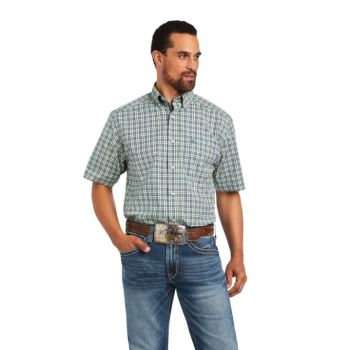 Ariat Pro Series Barrett Classic Fit Shirt Zelene | pPBfjdic