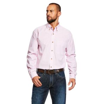 Ariat Pro Series Dayne Mini Stripe Shirt Roza | xaIpO9cz