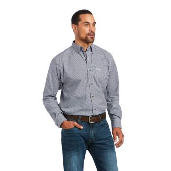 Ariat Pro Series Jeremias Stretch Classic Fit Shirt Bele | aaT8gGYU