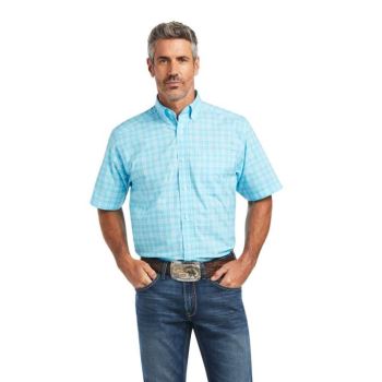 Ariat Pro Series Quilo Stretch Classic Fit Shirt Bachelor Button | kLDZTy7t