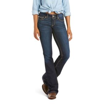 Ariat R.E.A.L. Mid Rise Arrow Fit Jocelyn Boot Cut Jean Sive | o6A6h7HO