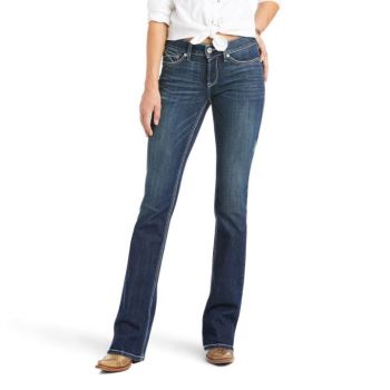 Ariat R.E.A.L. Perfect Rise Cristina Boot Cut Jean Pacific | XCUczDs9