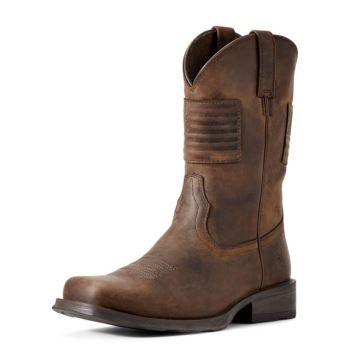 Ariat Rambler Patriot Western Boot Rjave | TJQfZmIt