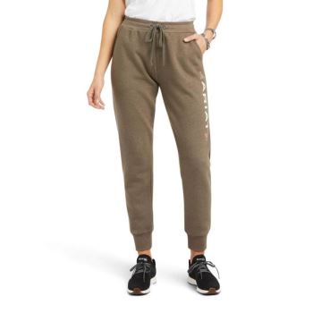 Ariat Real Ariat Jogger Sweatpants Banyan Bark Heather | OtO4H7a3