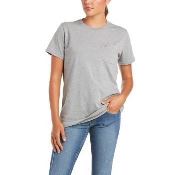 Ariat Rebar Cotton Strong T-Shirt Sive | bZUirXnW