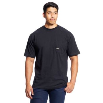 Ariat Rebar Cotton Strong T-Shirt Črne | 04GRTL86