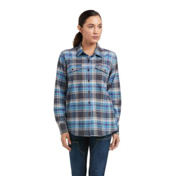 Ariat Rebar Flannel DuraStretch Work Shirt Sive | nYhqirOx