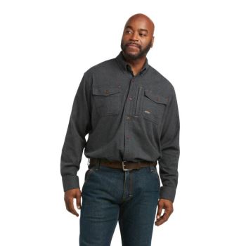 Ariat Rebar Flannel DuraStretch Work Shirt Sive | zOjwv1bg