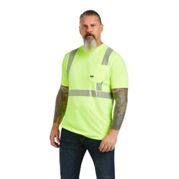 Ariat Rebar Hi-Vis ANSI T-Shirt Rumene | 5GaAZUws