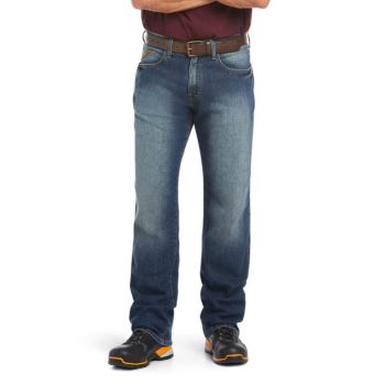 Ariat Rebar M3 Loose DuraStretch Basic Stackable Straight Leg Jean Sierra | McrF7gOC