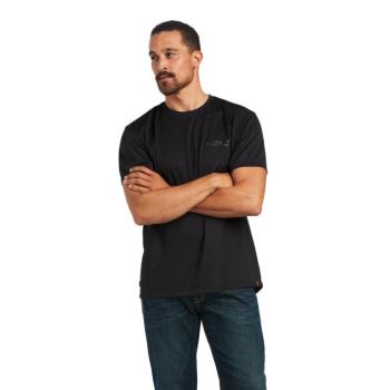 Ariat Rebar Polartec Elite All Season T-Shirt Črne | rKgNLu2k