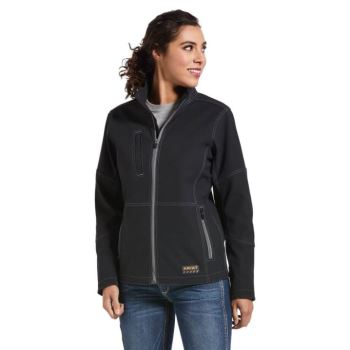 Ariat Rebar Stretch Canvas Softshell Jacket Črne | CvqmQ0gX