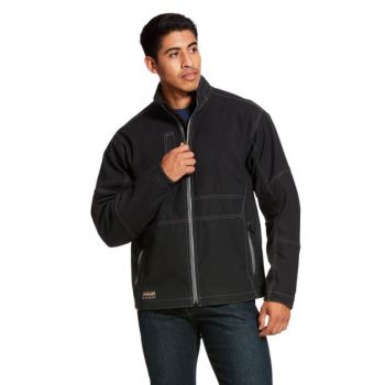 Ariat Rebar Stretch Canvas Softshell Jacket Črne | IVZfU3Mx