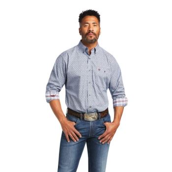 Ariat Relentless Indomitable Stretch Classic Fit Shirt Cerulean | pu50athg